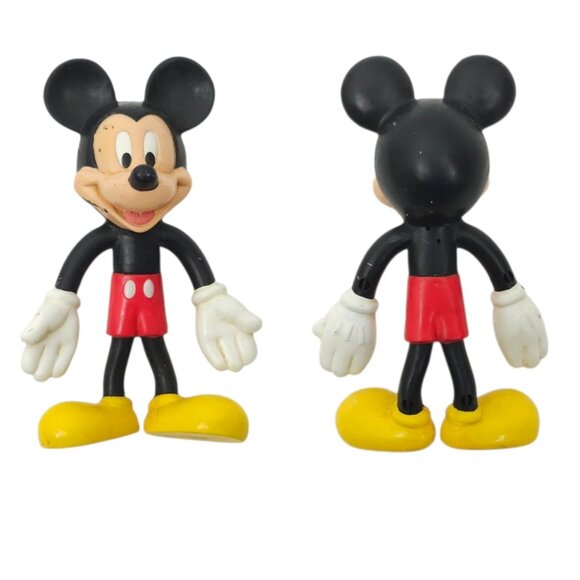 Walt Disney World Kellogg Mickey Mouse Goofy Donald Bendy Vintage 90s Toy Lot - Picture 7 of 8